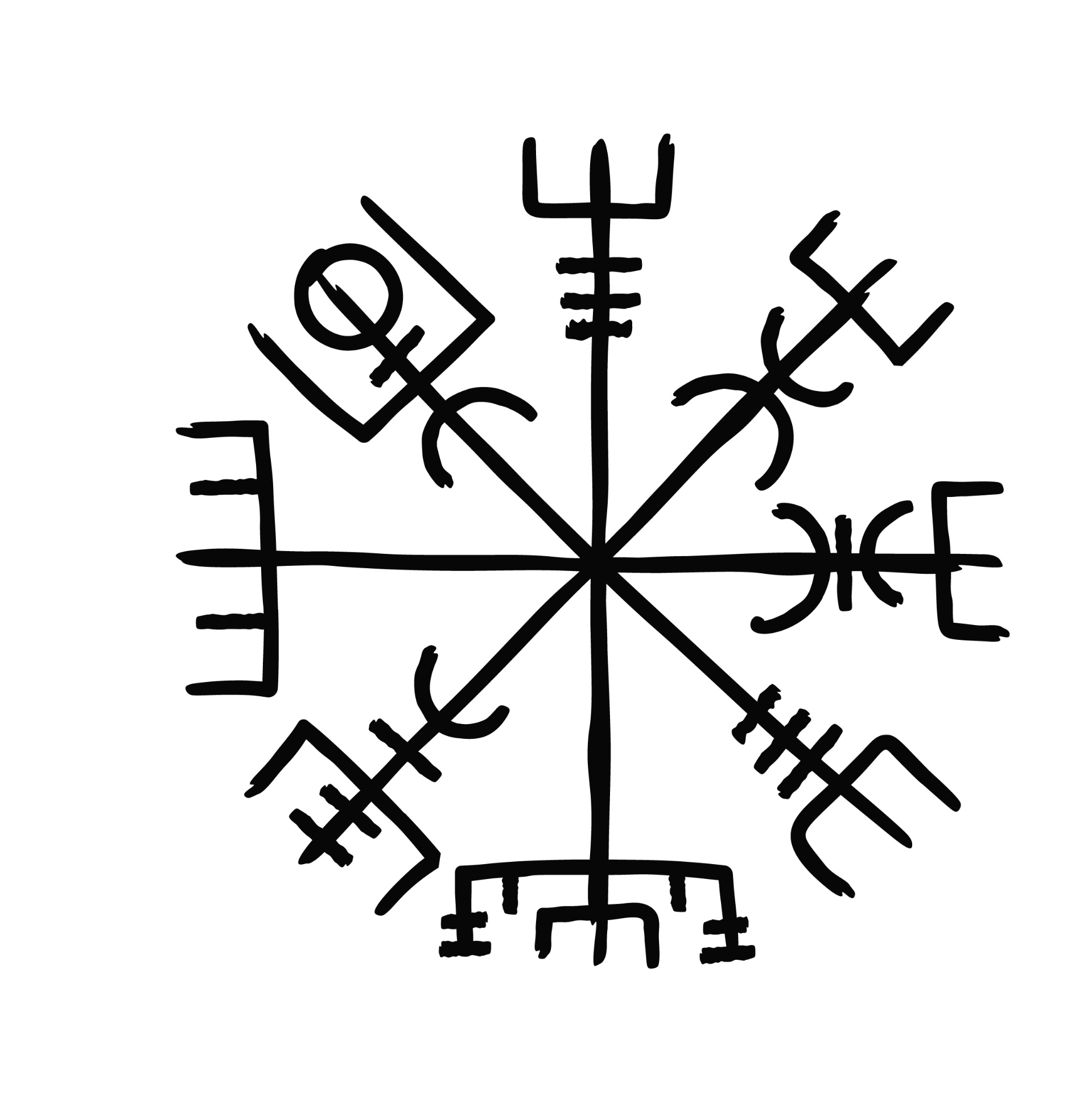 Vegvísir — Viking Compass